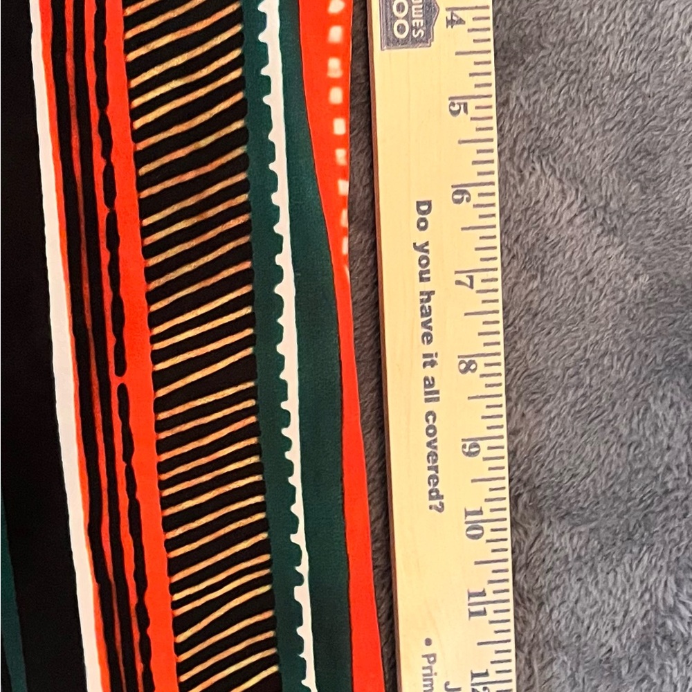 MCEDAR Men's Short Sleeve Button-Up Shirt in Black, Orange & Green XL - Picture 9 of 9